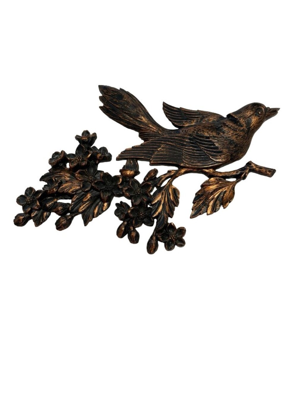 Vintage 1987 Coppercraft Guild Bird Wall Plaque Dart Industries Hamilton Ohio Br